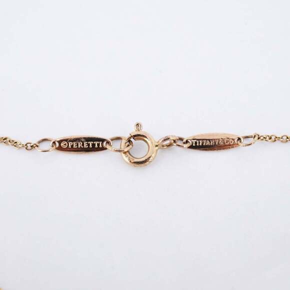 TIFFANY 18k Gold Diamond Charm Bracelet - Picture 4 of 7